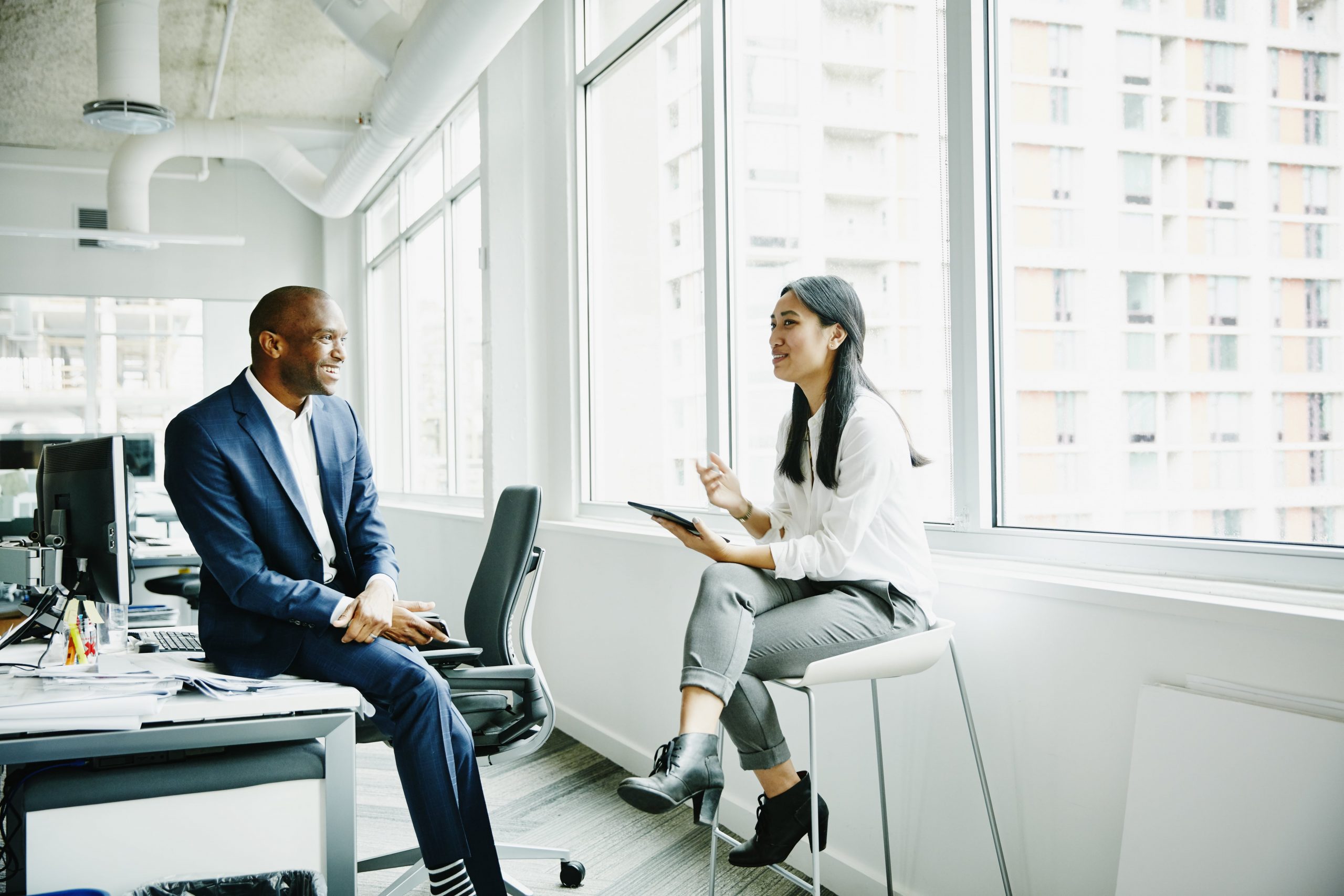 Two Realtors Speaking